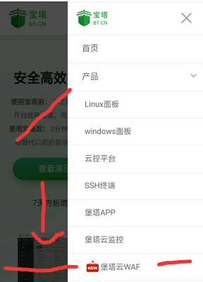 堡塔云WAF 免费的私有云WAF防火墙